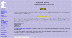 Desktop Screenshot of higherfaith.org