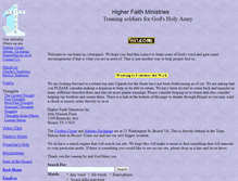 Tablet Screenshot of higherfaith.org